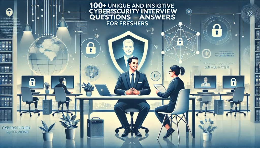 100+ UNIQUE AND INSIGHTFUL CYBERSECURITY INTERVIEW QUESTIONS AND ANSWERS FOR FRESHERS