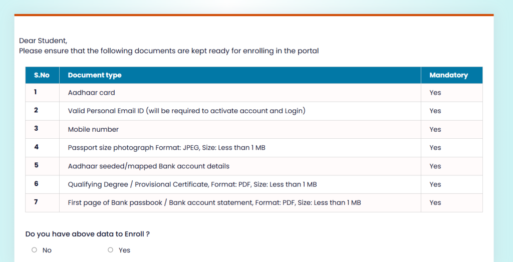 Check Documents for Nats 2.0 Registration