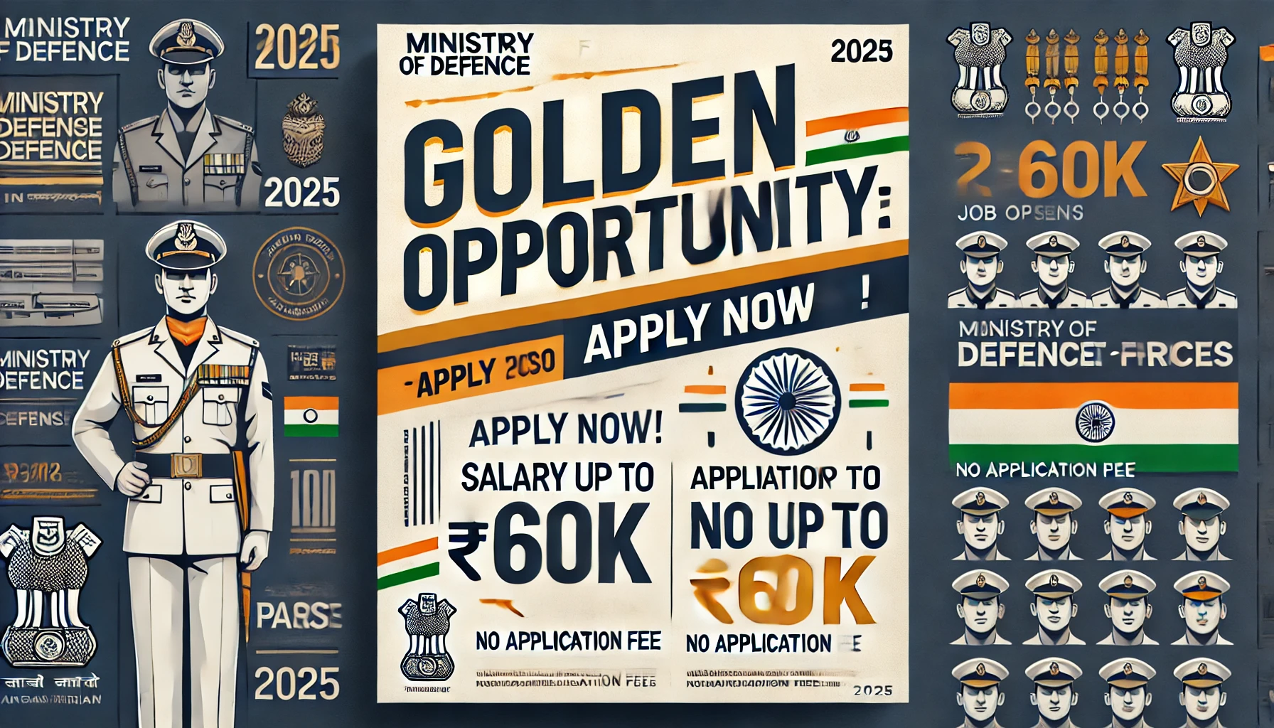 Golden Opportunity: Ministry of Defence Recruitment 2025 for 10th Pass