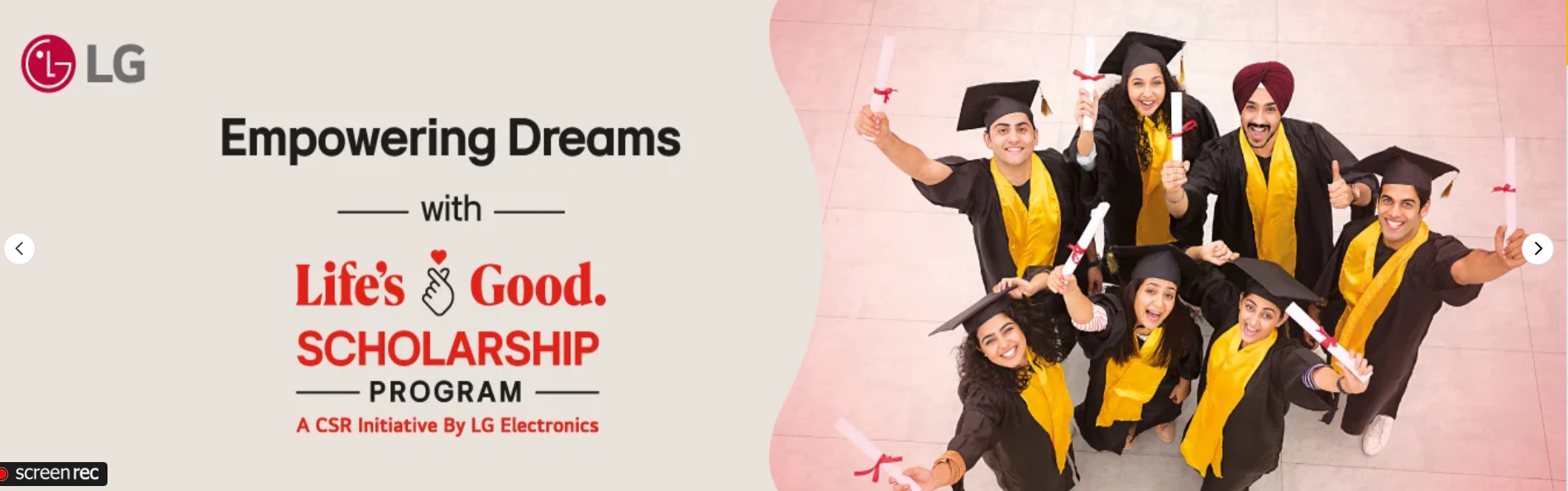 LG Free Laptop and Scholarships for Students 2025 AICTE INTERNSHIP