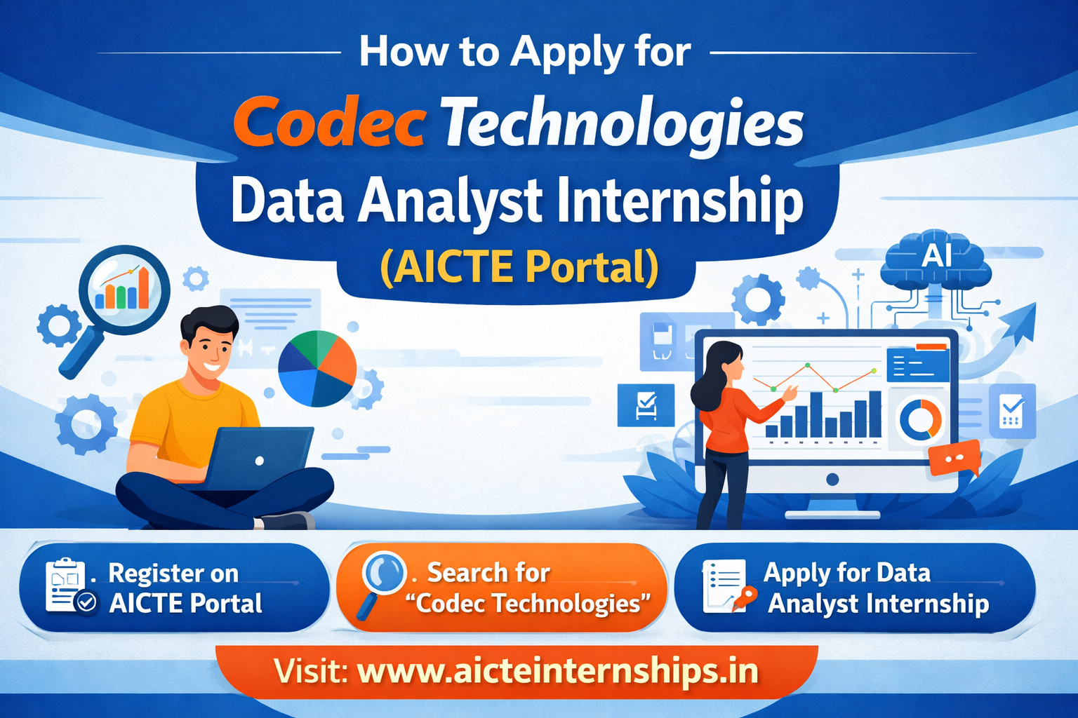 How to Apply for Data Analyst Internship (AICTE Portal)