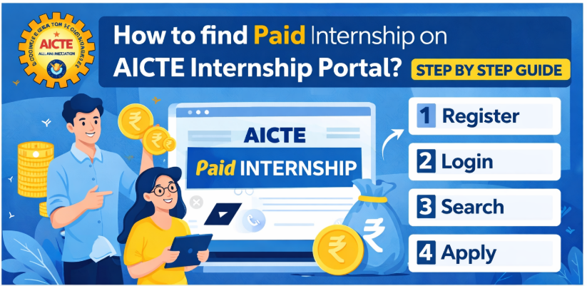 How to find Paid Internship on Aicte Internship Portal ? Step by Step guide