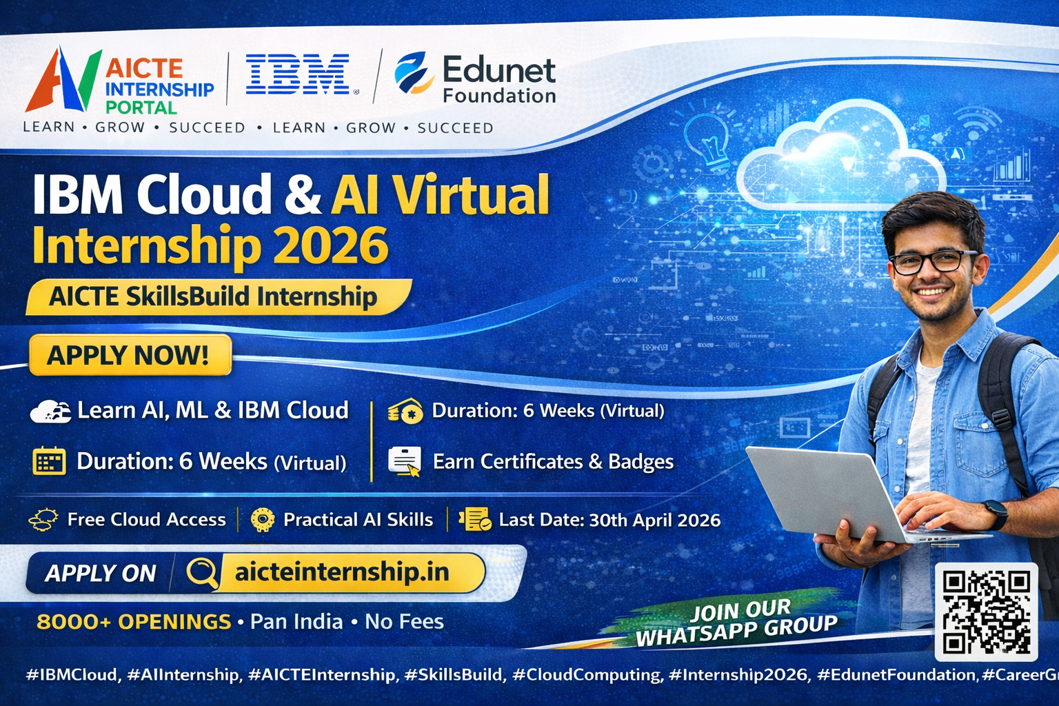 IBM Cloud & AI Virtual Internship 2026 – AICTE SkillsBuild Internship