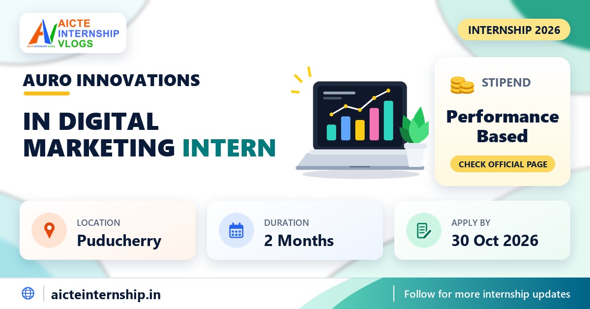 Auro Innovations in Digital Marketing Internship 2026