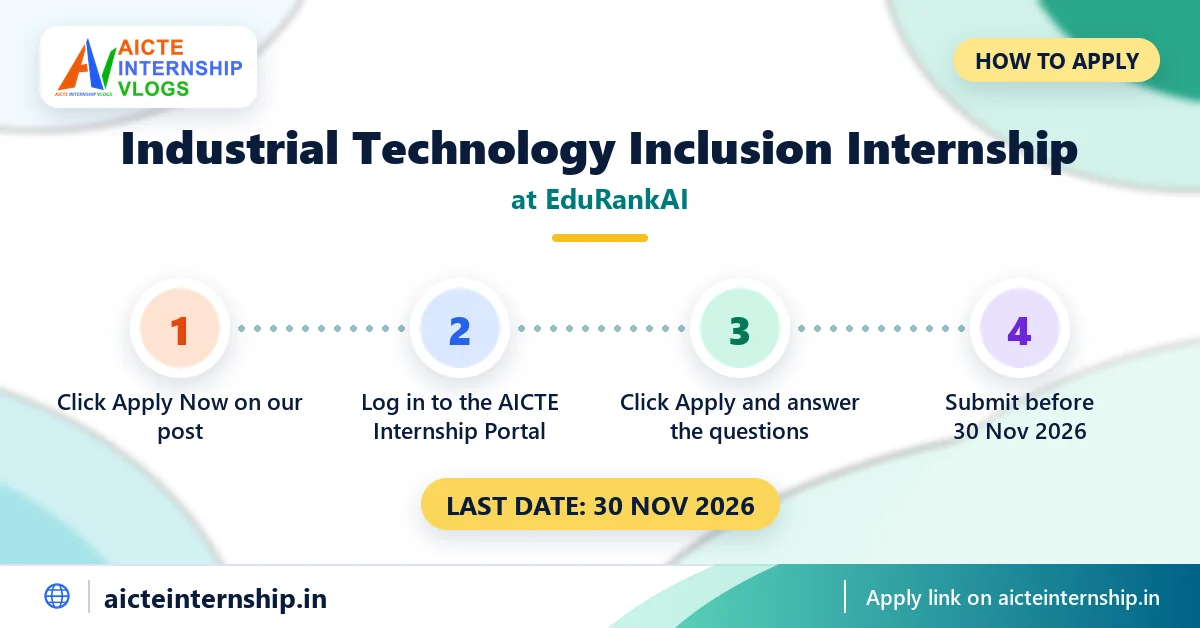 edurankai-industrial-technology-inclusion-internship-2026-how-to-apply EduRankAI Industrial Technology Inclusion Internship 2026