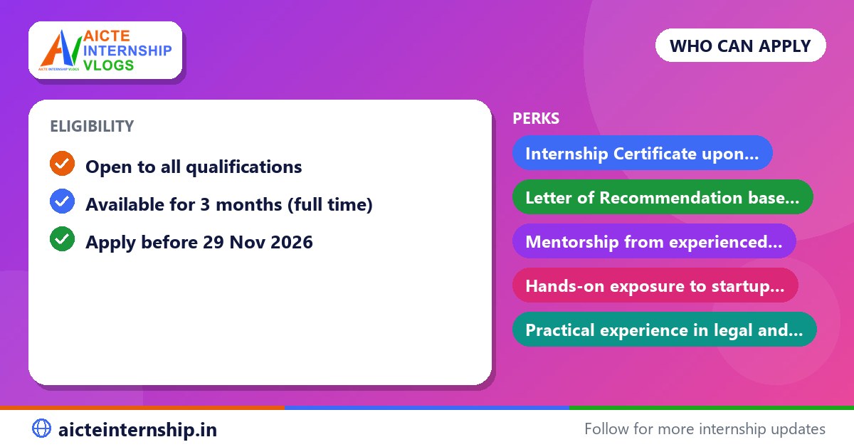 edurankai-startup-legal-research-internship-2026-eligibility EduRankAI Startup Legal Research Internship: Performance Based