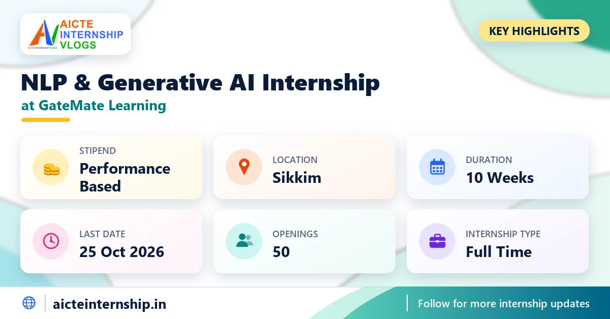 gatemate-learning-nlp-and-generative-ai-internship-2026-highlights GateMate Learning NLP & Generative AI Internship 2026