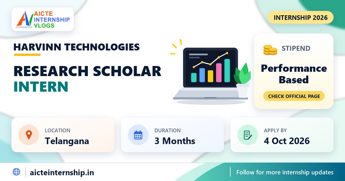 Harvinn Technologies Research Scholar Internship 2026