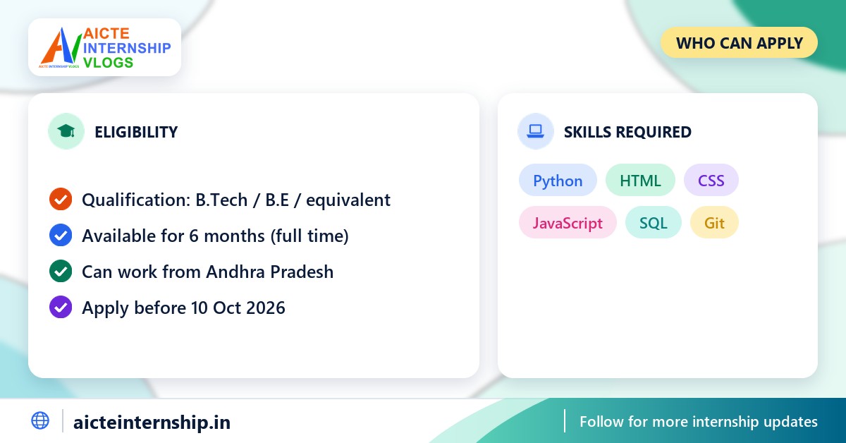 maniteched-training-institute-python-full-stack-internship-2026-eligibility Maniteched Training Institute Python Full Stack Internship 2026