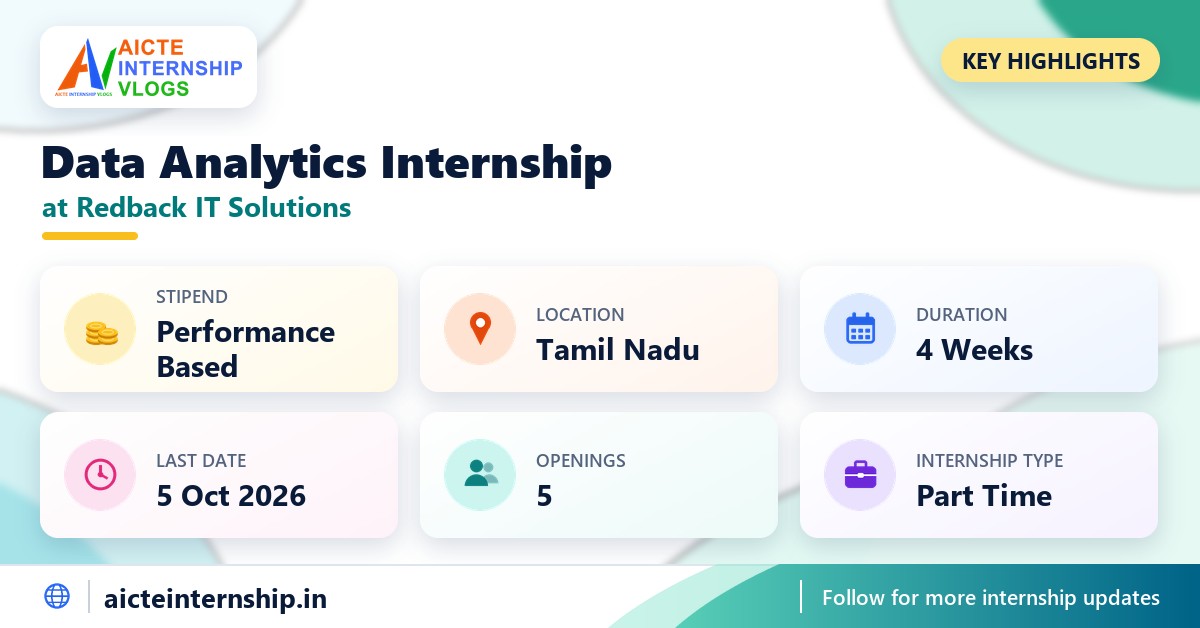 redback-it-solutions-data-analytics-internship-2026-highlights Redback IT Solutions Data Analytics Internship: Performance Based