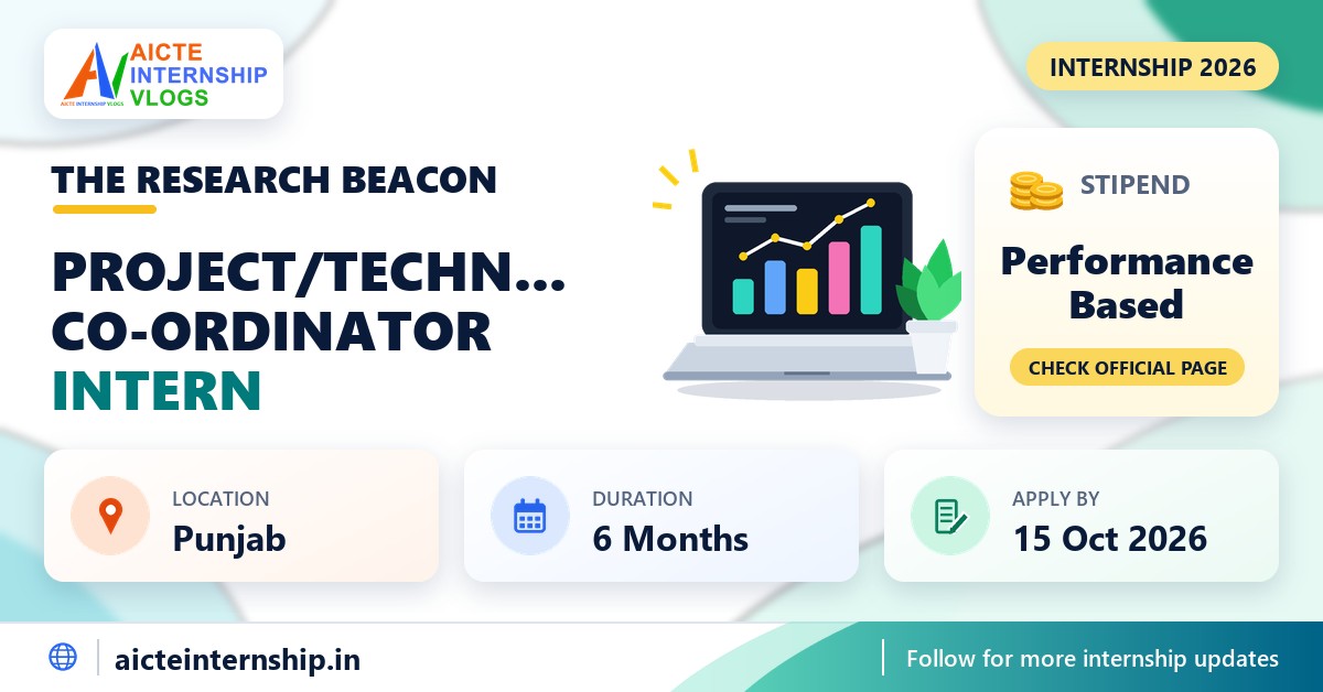 The Research Beacon Project/Technical Co-ordinator Internship