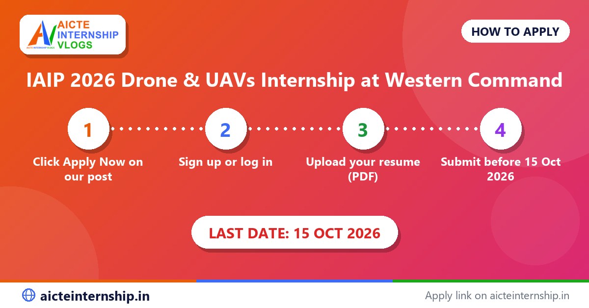 western-command-iaip-2026-drone-and-uavs-internship-2026-how-to-apply Western Command IAIP 2026 Drone & UAVs Internship: ₹30,000/Month