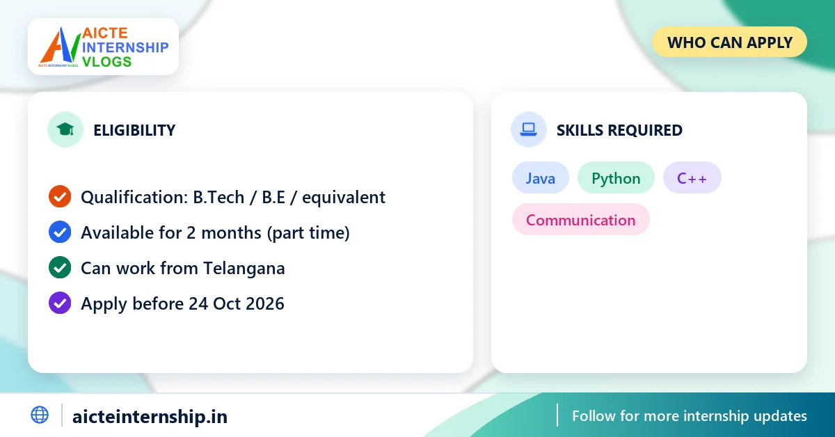 aishwi-technologies-technical-trainers-internship-2026-eligibility Aishwi Technologies Technical trainers Internship 2026
