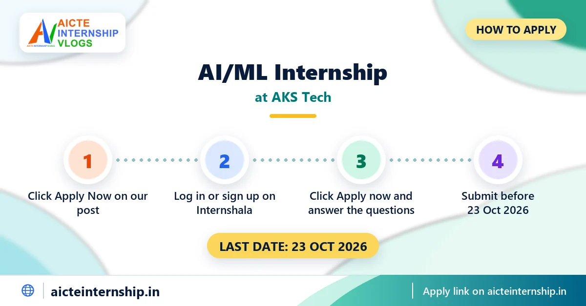 aks-tech-ai-ml-internship-2026-how-to-apply AKS Tech AI/ML Internship 2026: ₹25,000-₹30,000/Month