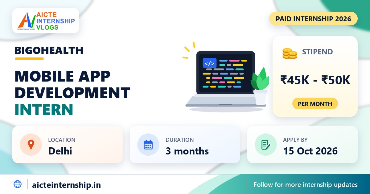 BigOHealth Mobile App Development Internship 2026