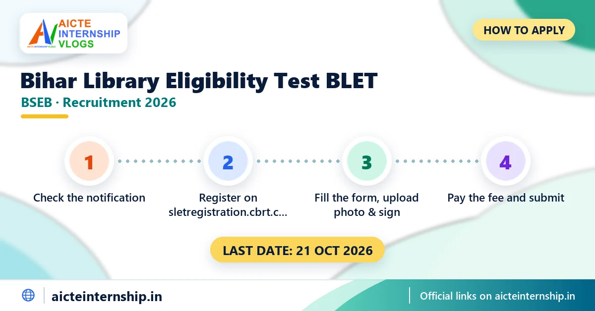 bihar-library-eligibility-test-blet-recruitment-2026-apply Bihar Library Eligibility Test BLET Recruitment 2026