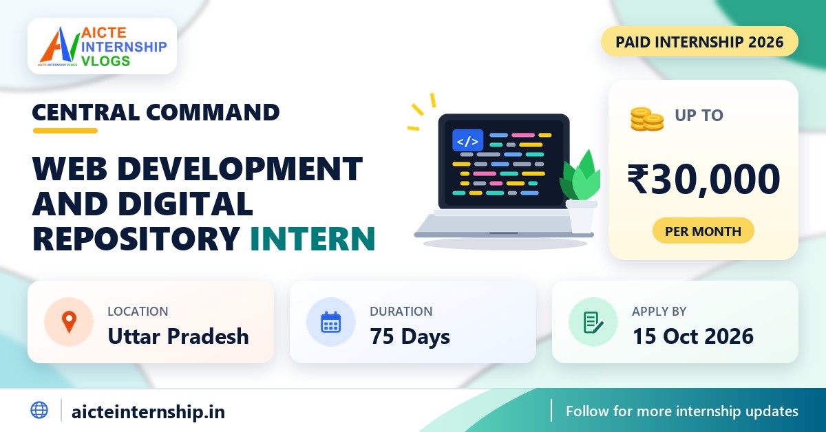 Indian Army Web Development and Digital Internship 2026