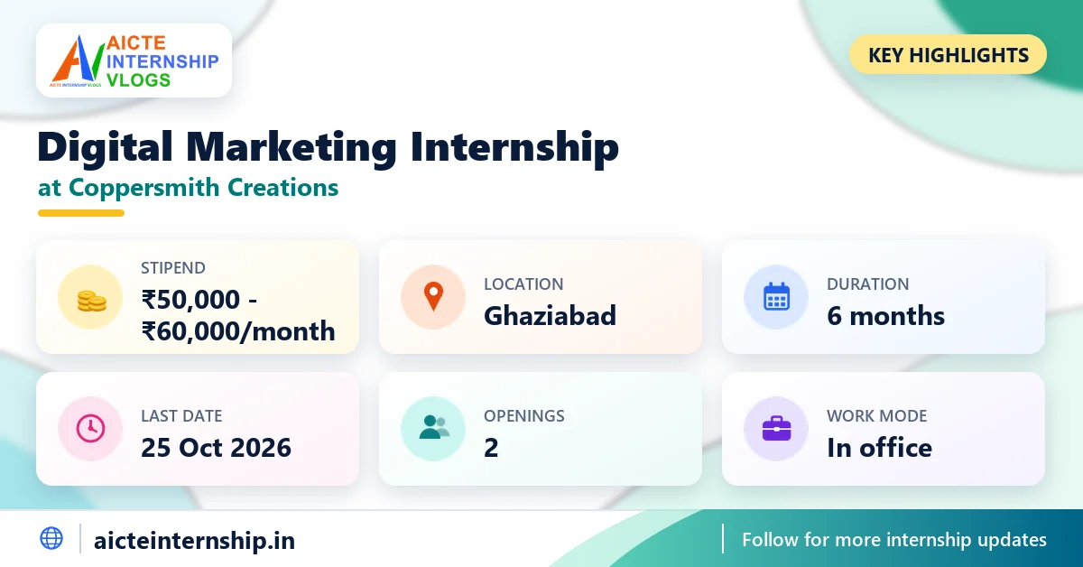 coppersmith-creations-digital-marketing-internship-2026-highlights Coppersmith Creations Digital Marketing Internship 2026
