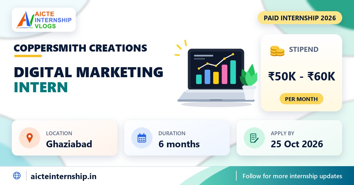 Coppersmith Creations Digital Marketing Internship 2026
