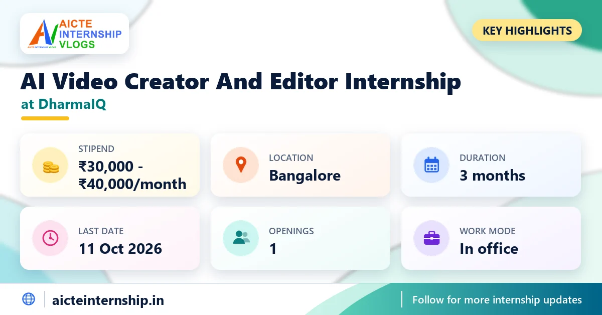 dharmaiq-ai-video-creator-and-editor-internship-2026-highlights DharmaIQ AI Video Creator And Editor Internship 2026