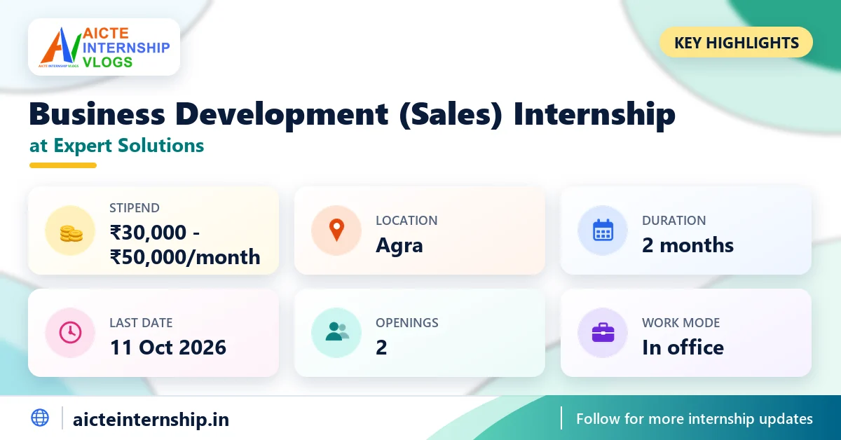 expert-solutions-business-development-sales-internship-2026-highlights Expert Solutions Business Development (Sales) Internship