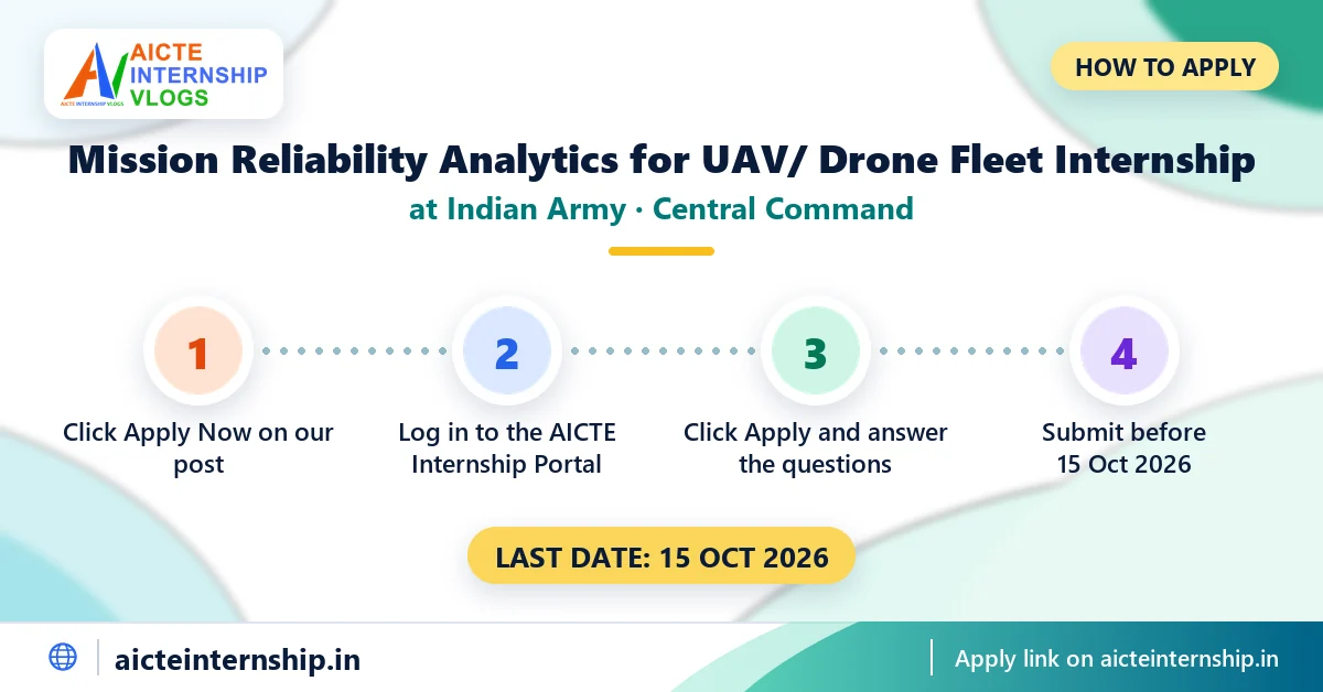 indian-army-central-command-mission-reliability-analytics-for-uav-drone-internsh-how-to-apply Indian Army Mission Reliability Analytics for UAV Internship 2026