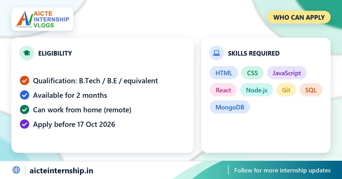 internezy-web-developer-internship-2026-eligibility InternEzy Web Developer Internship: ₹5,000-₹10,000/Month