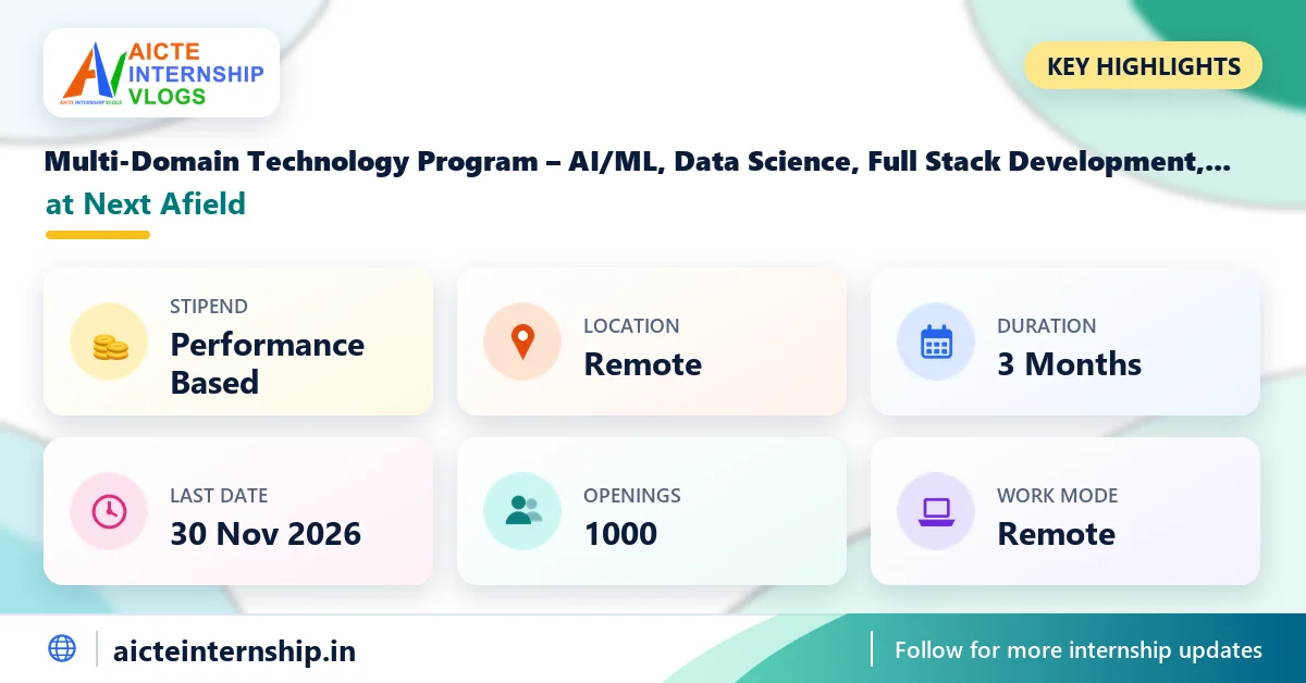 next-afield-multi-domain-technology-program-internship-2026-highlights Next Afield Multi-Domain Technology Program – Internship