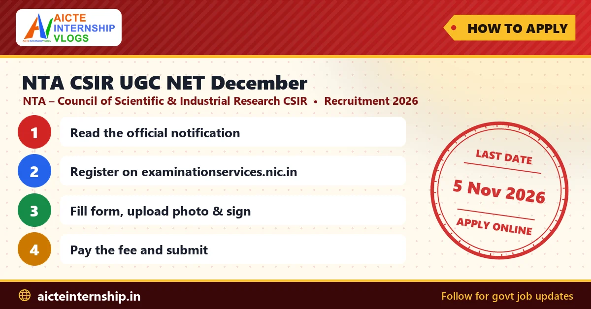 nta-csir-ugc-net-december-recruitment-2026-apply NTA CSIR UGC NET December Recruitment 2026