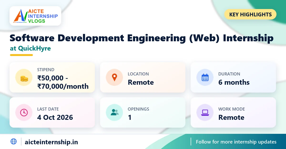 quickhyre-software-development-engineering-web-internship-2026-highlights QuickHyre Software Development Engineering (Web) Internship