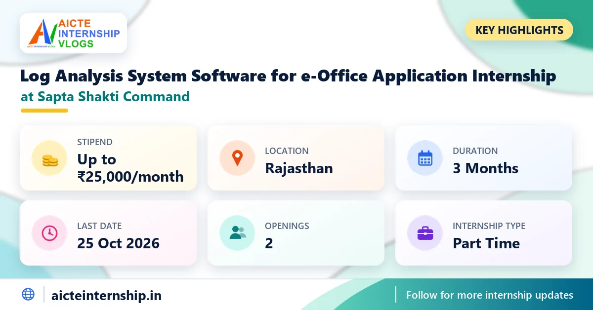 sapta-shakti-command-log-analysis-system-software-internship-2026-highlights Sapta Shakti Command Log Analysis System Software Internship