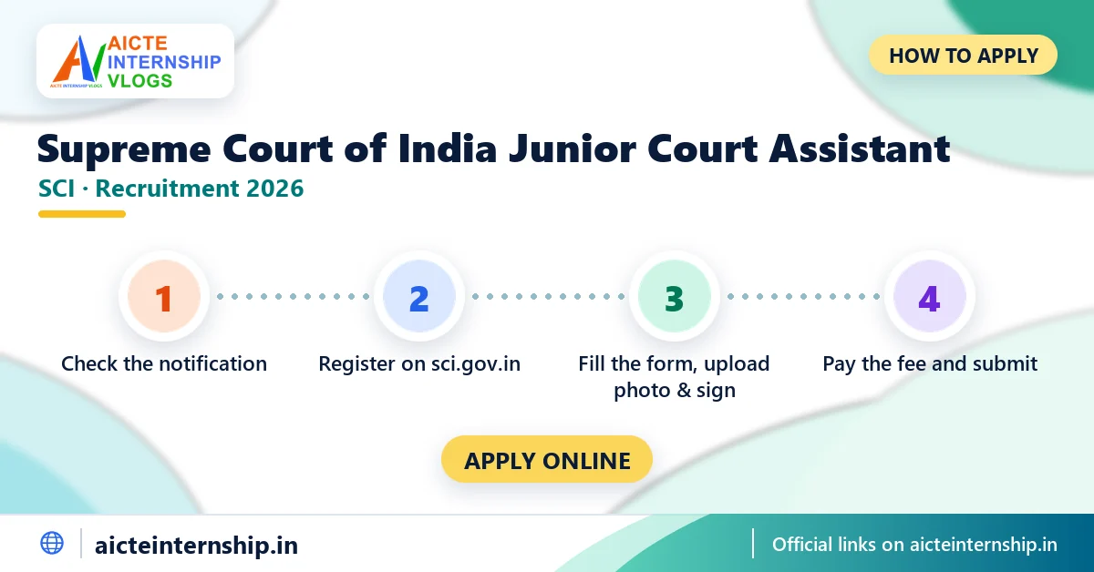 supreme-court-of-india-junior-court-assistant-recruitment-2026-apply Supreme Court of India Junior Court Assistant Recruitment 2026