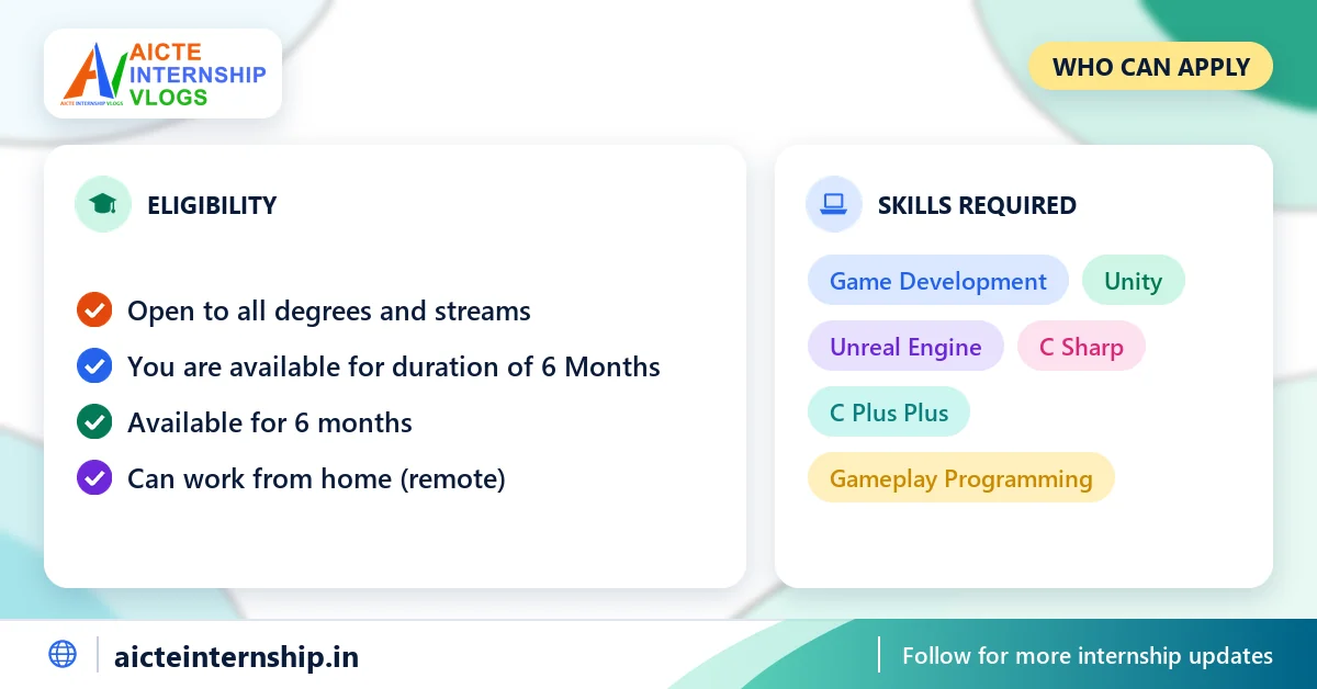 techgration-technologies-game-development-internship-2026-eligibility Techgration Technologies Game Development Internship 2026