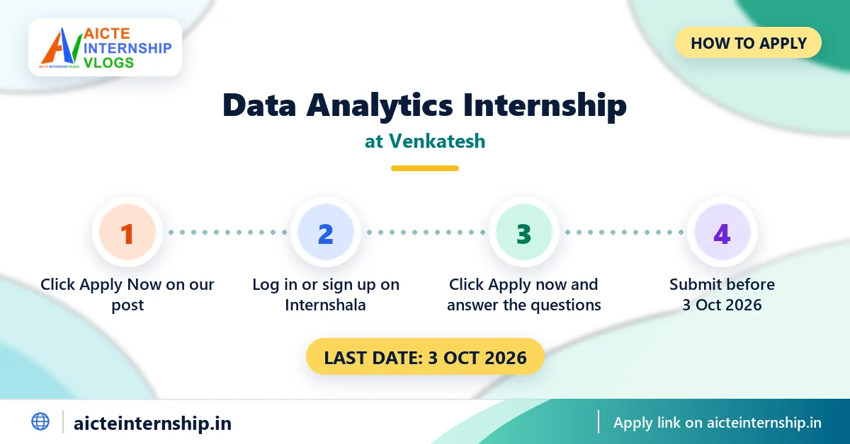 venkatesh-data-analytics-internship-2026-how-to-apply Venkatesh Data Analytics Internship: ₹55,000-₹70,000/Month