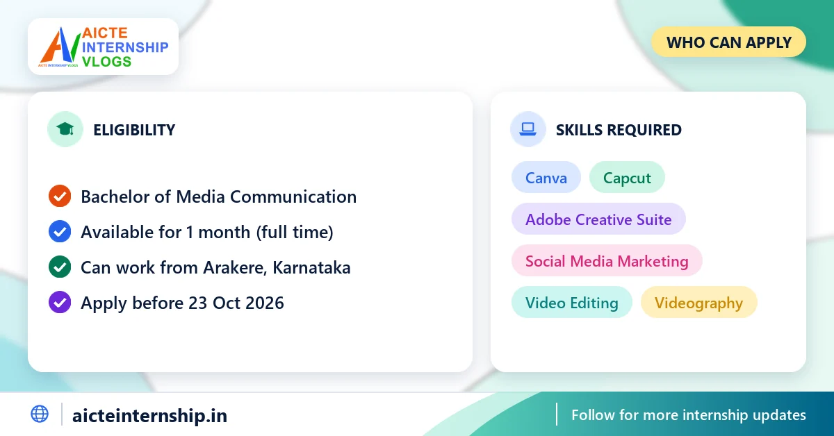 vybe-cabs-opc-social-media-manager-internship-2026-eligibility VYBE CABS OPC Social Media Manager Internship: ₹10,000/Month